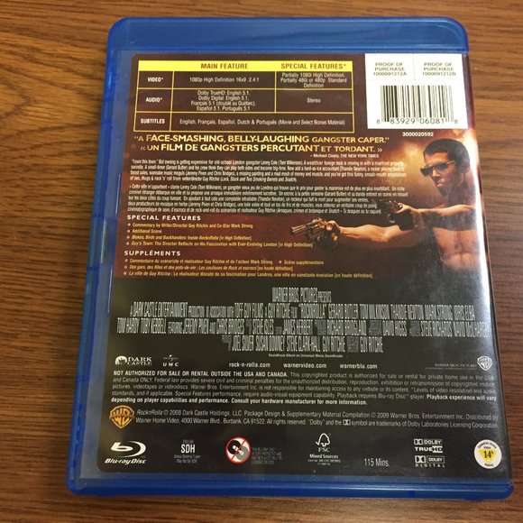 RocknRolla (Blu-ray Disc) Guy Ritchie Gerard Butler - Picture 2 of 4